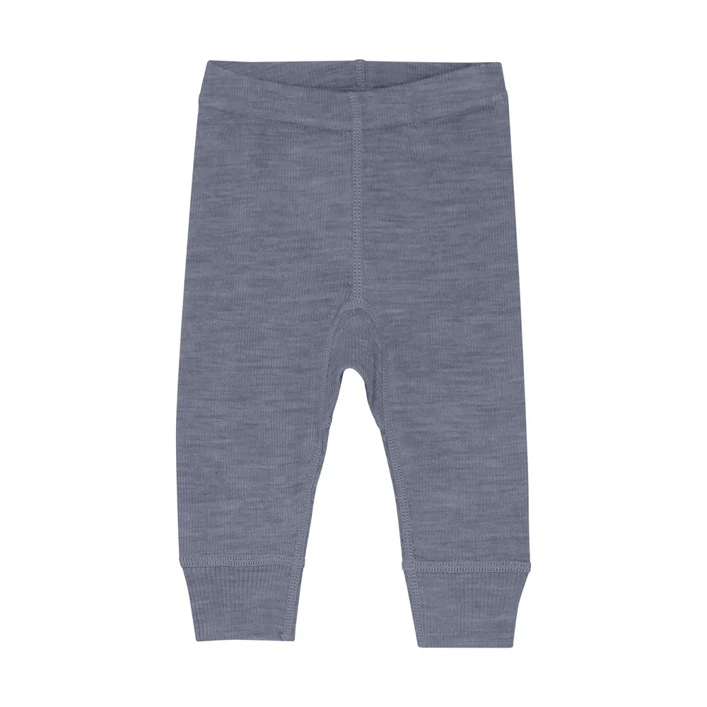 Uld Leggings Solid Folkstone Gray Melange 60