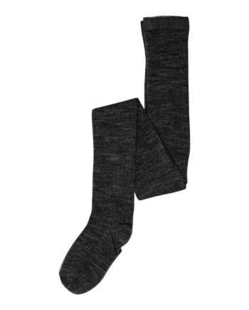Uld Strømpebuks Dark Grey Melange 80