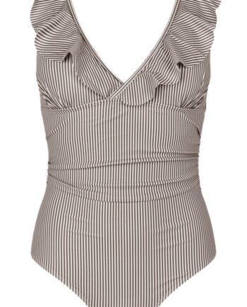 Unica Copenhagen Badedragt Madina Brown Stripes