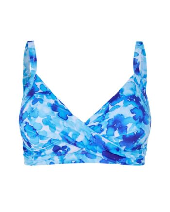 Unica Copenhagen Bikini Overdel   Top Naya Blue Flower