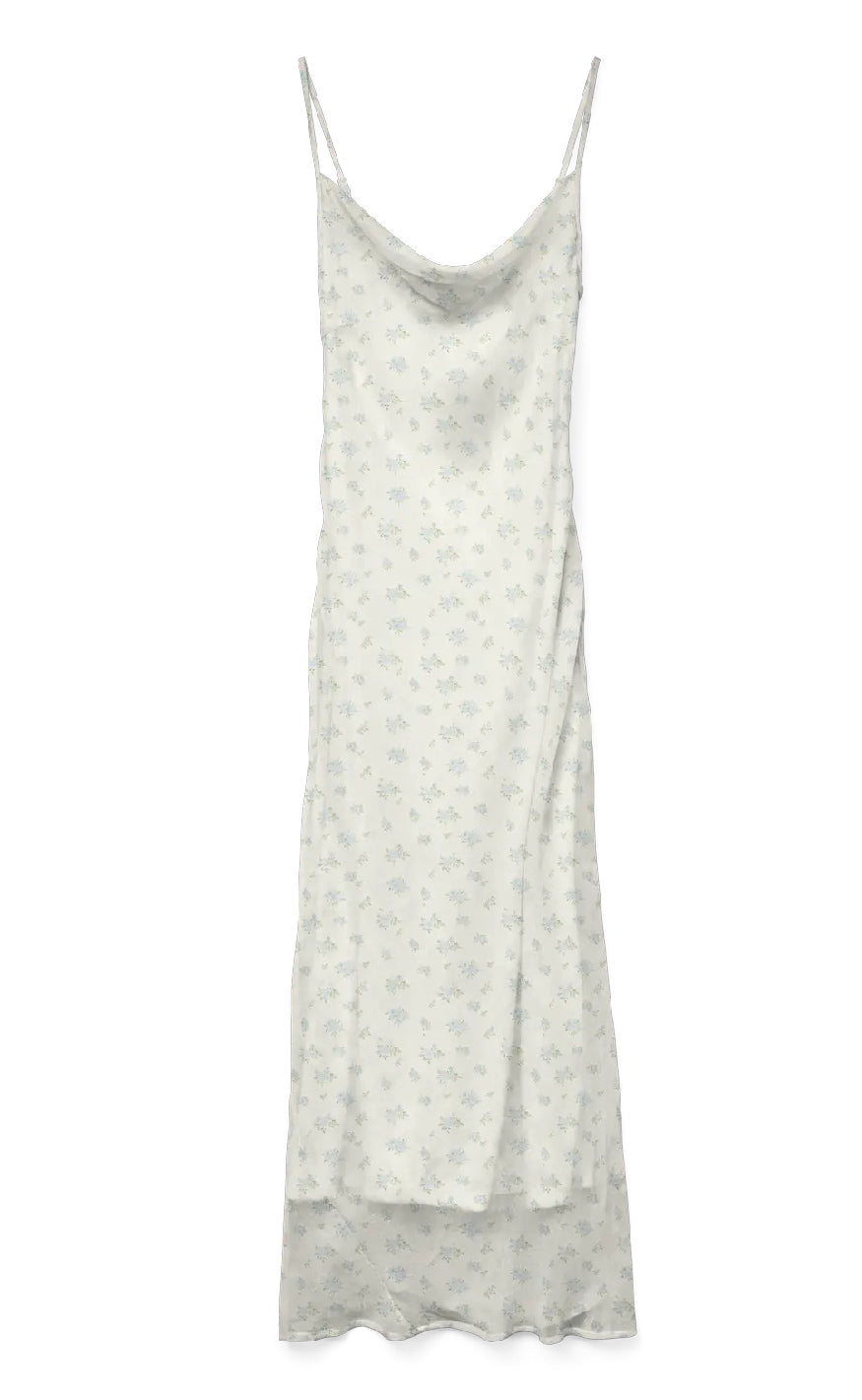 Vero Moda Kjole Smilla Bright White Airy Blue