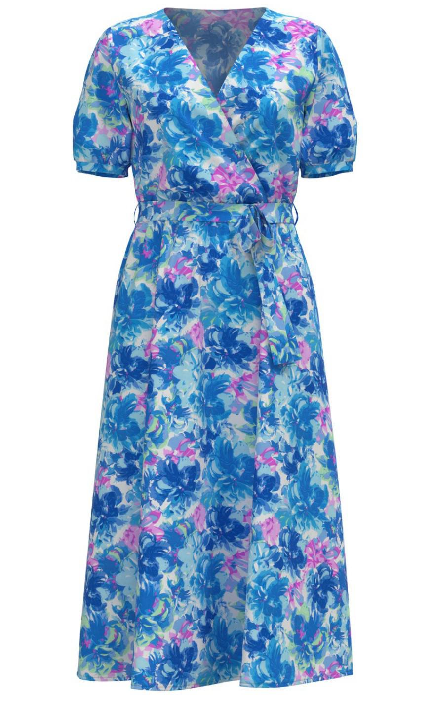 Vila Kjole Easy Luna Bonnie Blue