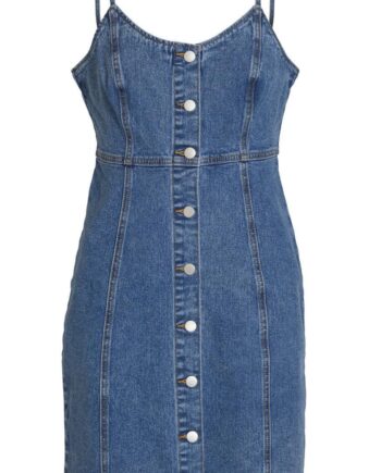 Vila Kjole Kuli Medium Blue Denim