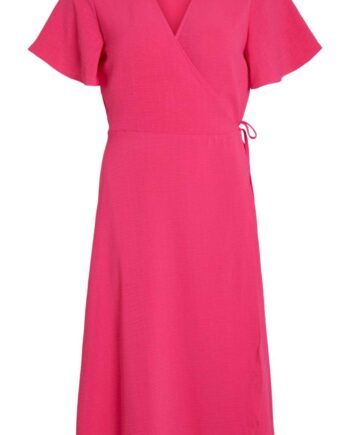 Vila Kjole Lovie Pink Yarrow