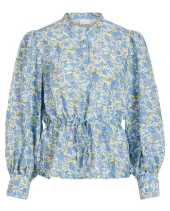 Vila Skjorte Yrsa Blue Bell