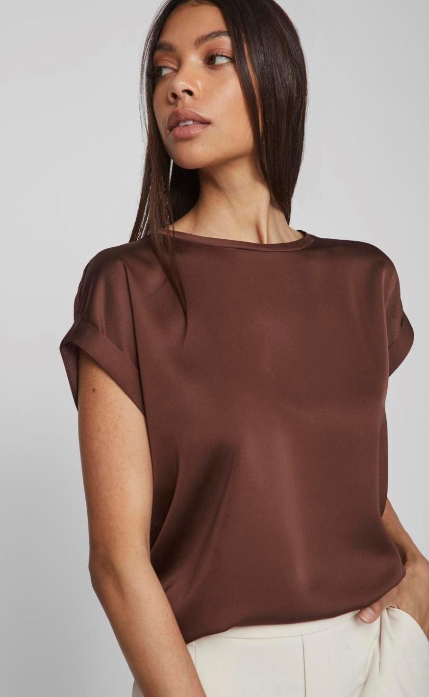 Vila Top Ellette Shaved Chocolate