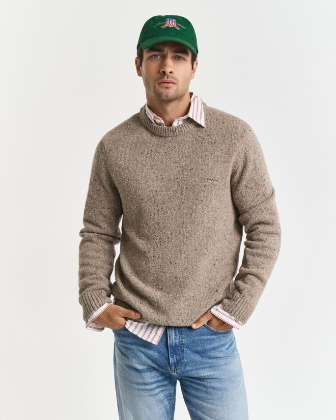 Wool Blend Neps -neck