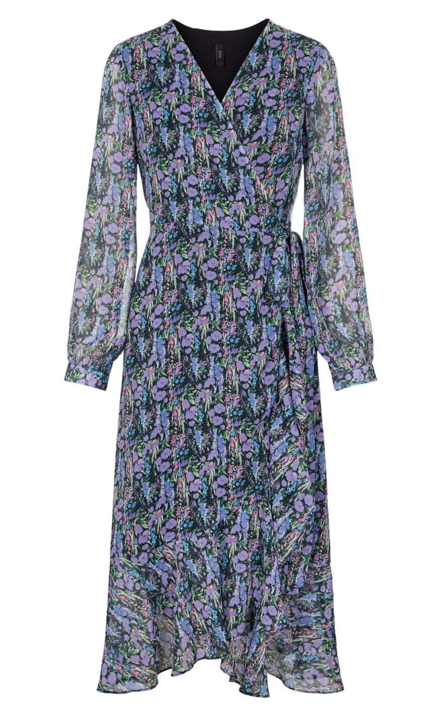 Yas Kjole Esmeralda Midi Black