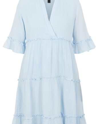 Yas Kjole Lima Short Cashmere Blue