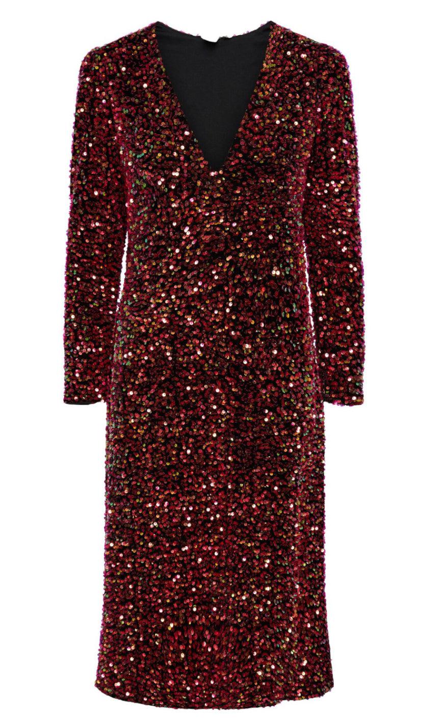 Yas Kjole Pinko Midi Black
