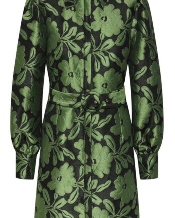 Yas Kjole Sine Shirt Black Classic Green