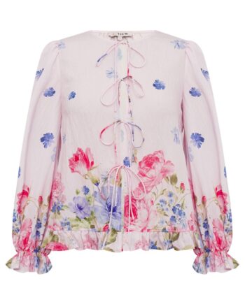 -view Bluse Fleur Rose Pink