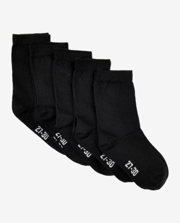 Ankel Sokker -solid   -pack  Black 19 22