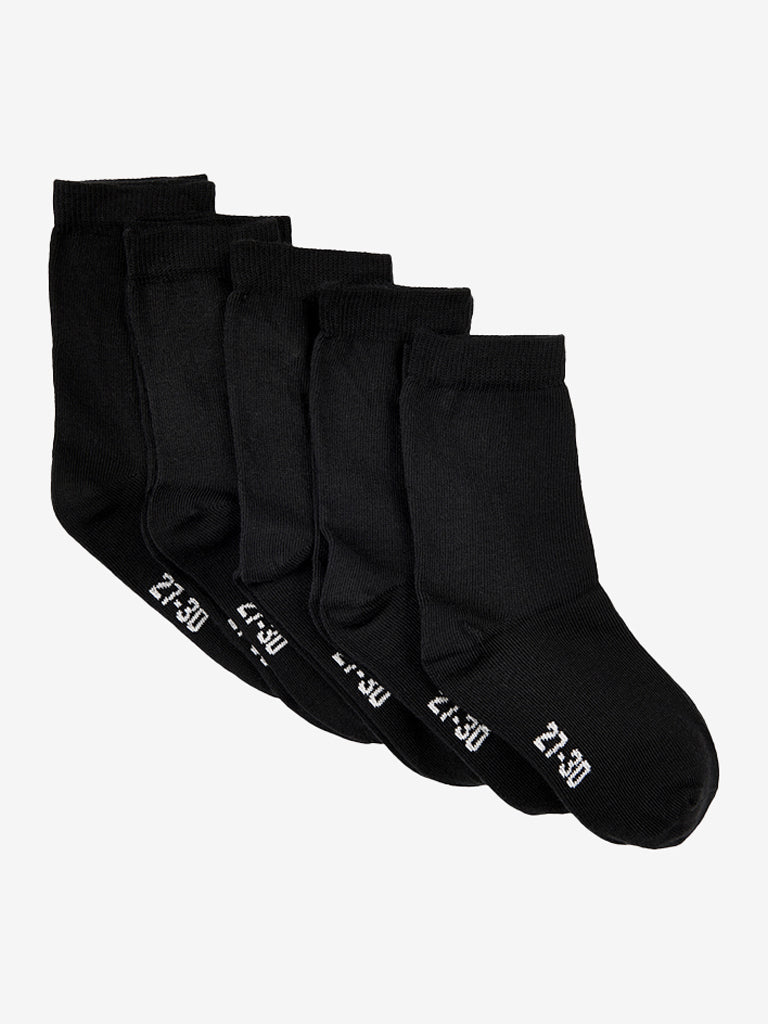 Ankel Sokker -solid -pack Black 19 22