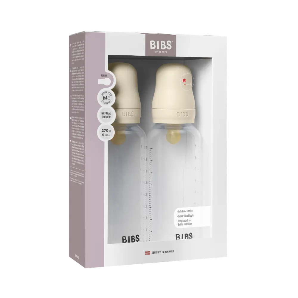 Baby Bottle Latex   Pack 270 Ml Ivory