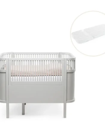 Baby   Jr  Seng Stone Grå Med Madras