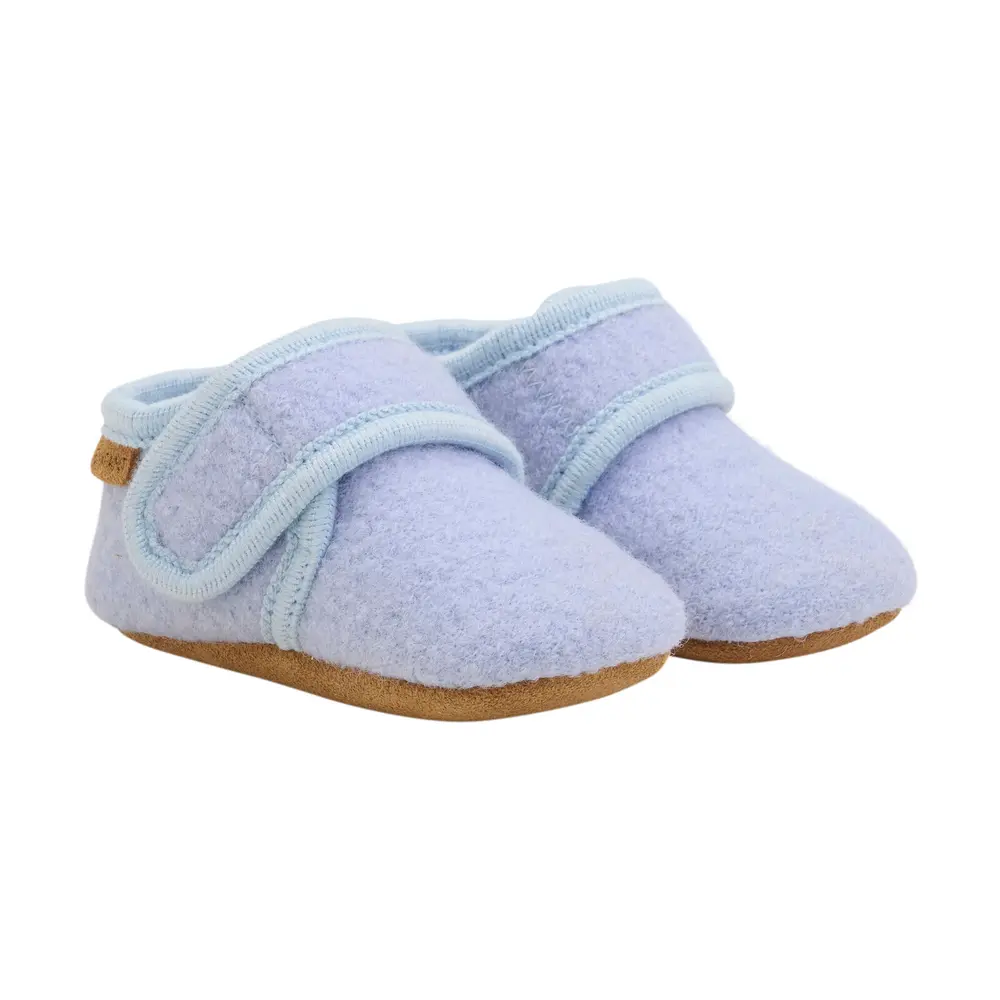 Baby Wool Slippers Forever Blue 17-18
