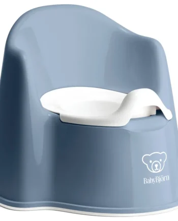 Babybjörn Pottestol Gråblå Hvid
