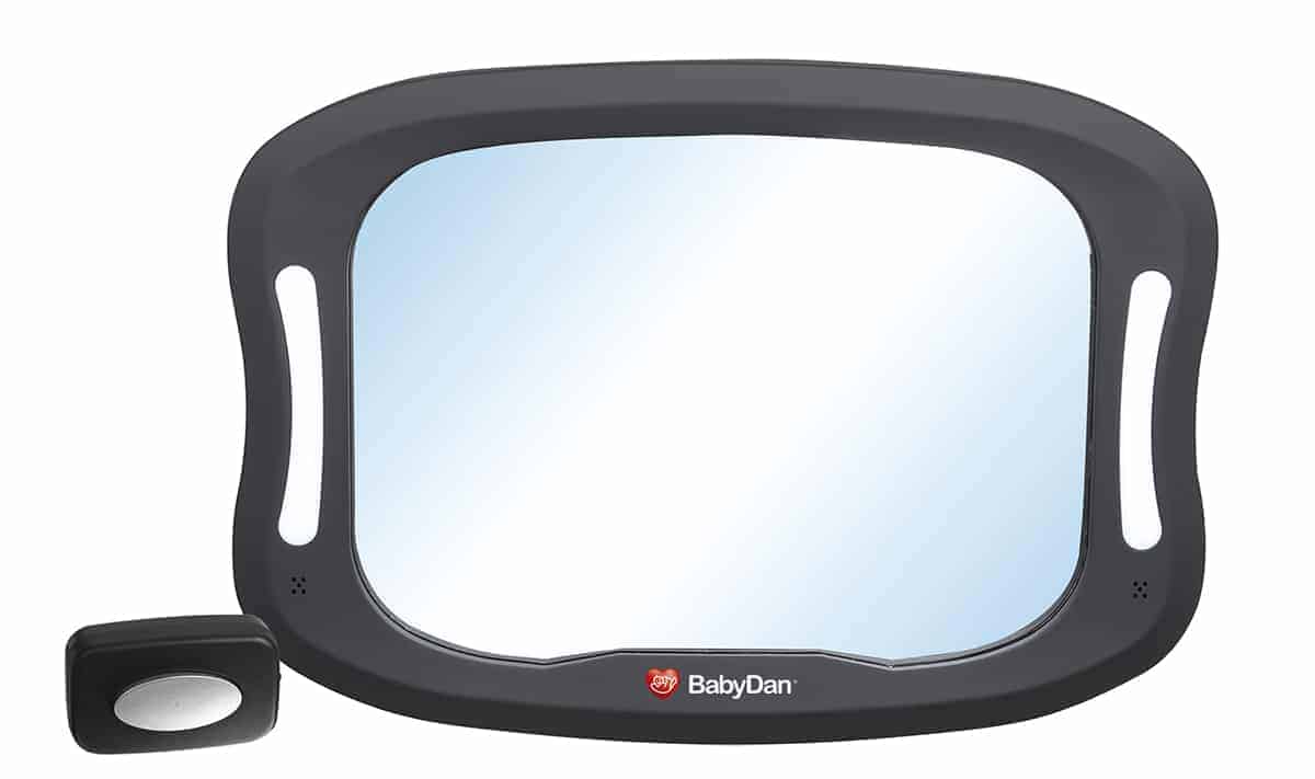 Babydan Bagsædespejl Led Lys