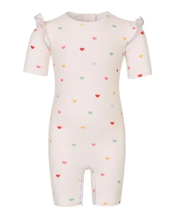 Badeheldragt Hearts Cream  -  Mdr