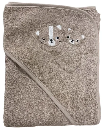 Badeslag Sand    Mor   Barn Apl  Str  75x75 Cm  Oeko Tex