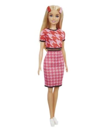 Barbie Fashionista Doll Houndstooth Top