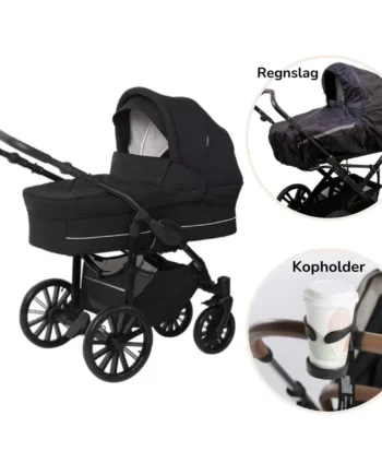 Nordic Lux Inkl  Regnslag Og Kopholder Dusty Black