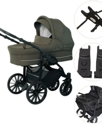 Basson Nordic Lux Barnevogn Pakke Dusty Olive