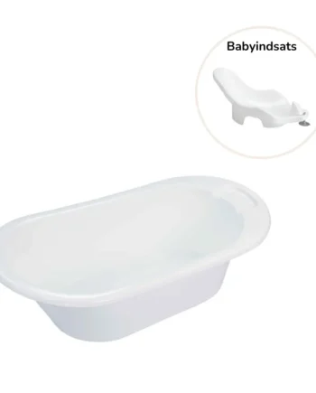 Bebejou Badekar Inkl  Aquasit Baby Support Hvid