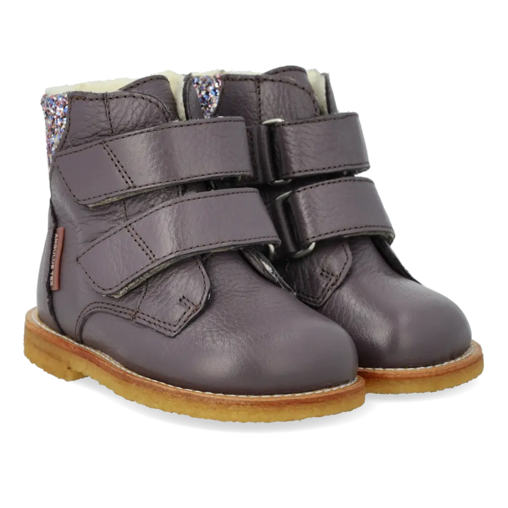 Begynder Tex-støvle Med Glitter Og Velcro 4314 23