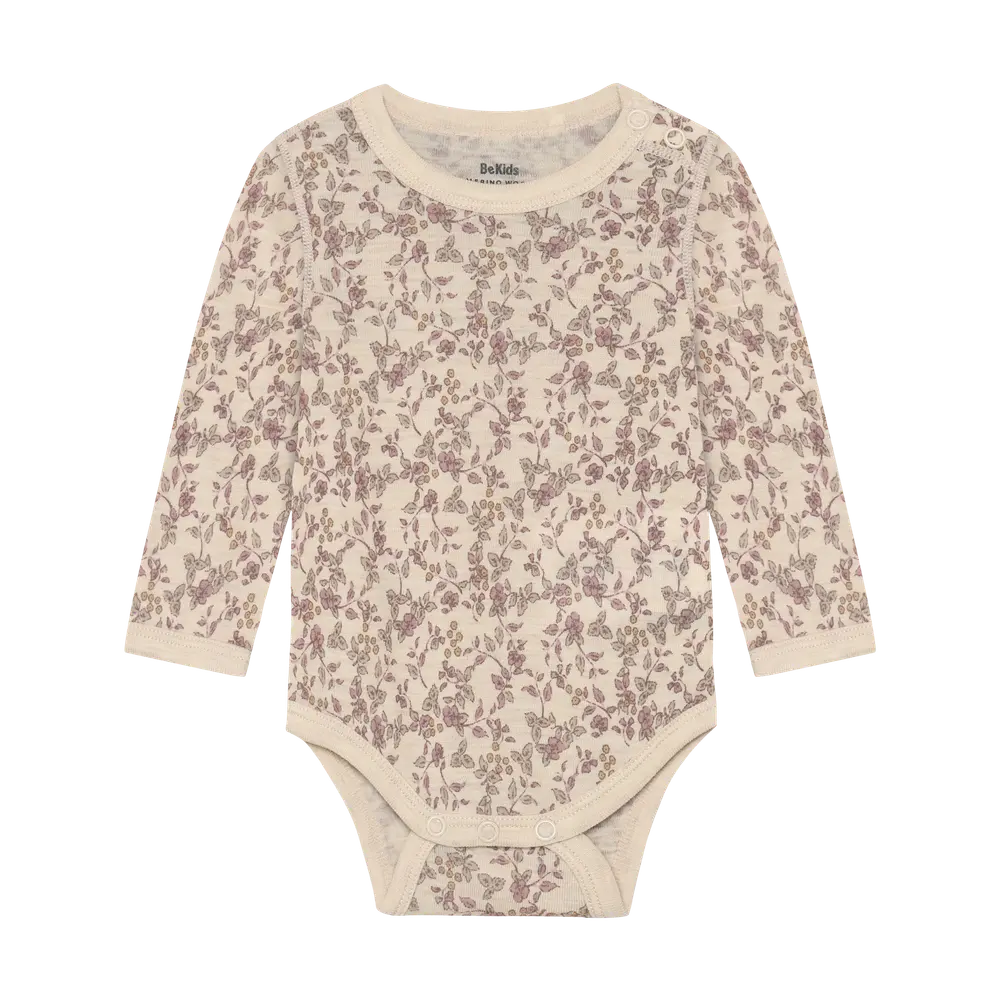 Bekids Langærmet Uld Body Starling 60
