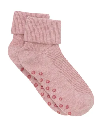 Bekids Ribbede Strømper Shadow Gray Melange 11 14