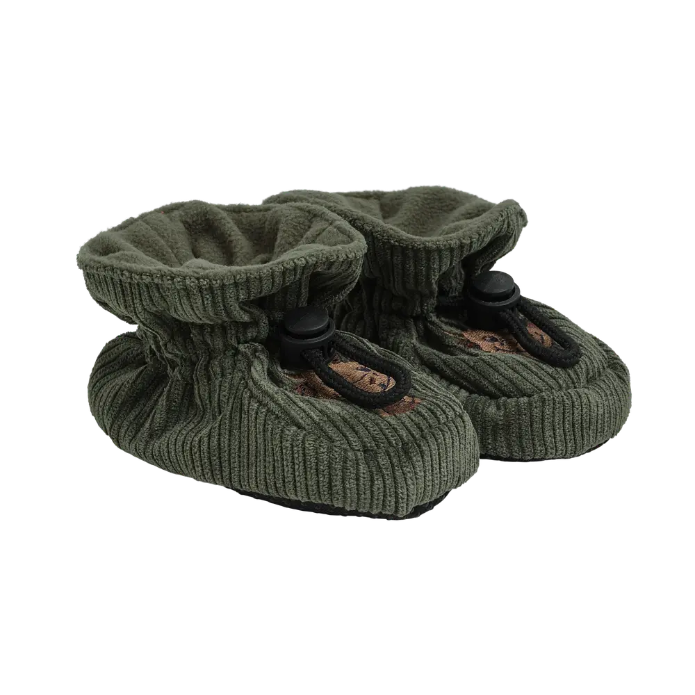 Bekids Slippers Corduroy Burnt Olive 25 26