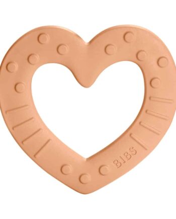 Bibs Baby Bitie Heart Peach
