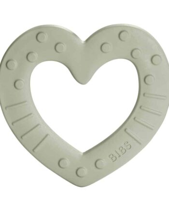 Bibs Baby Bitie Heart Sage