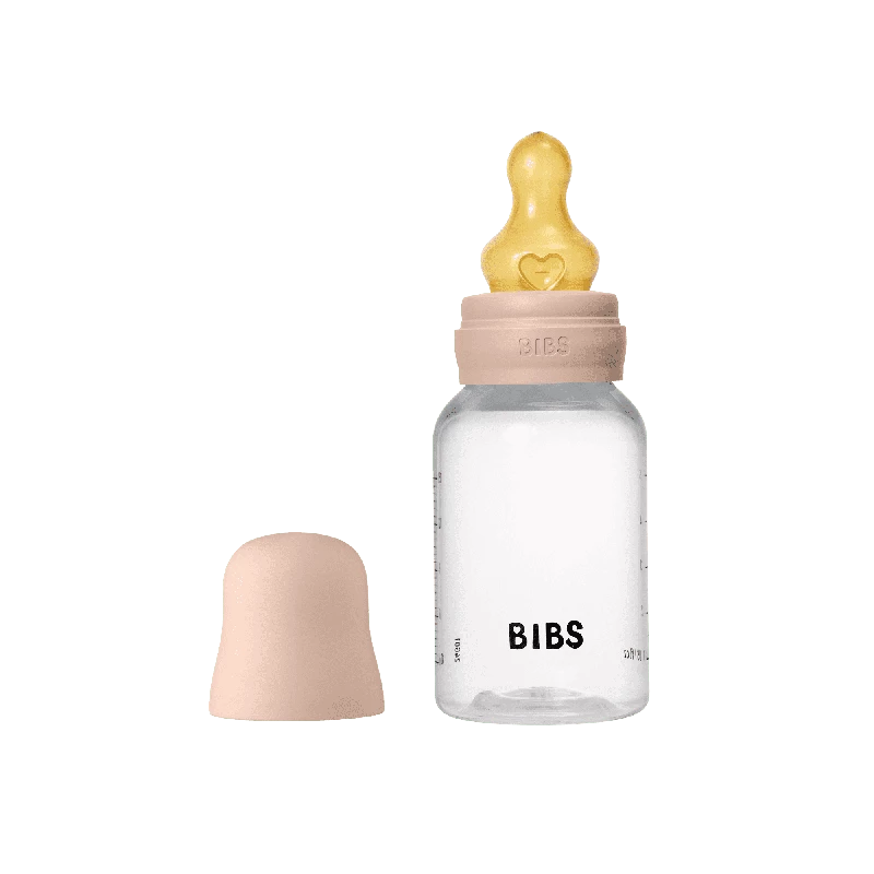 Bibs Baby Flaske Rund Latex Pack 150 Ml Slow Flow Blush
