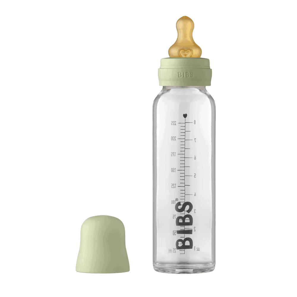 Bibs Glassutteflaske Latex 225ml Sage