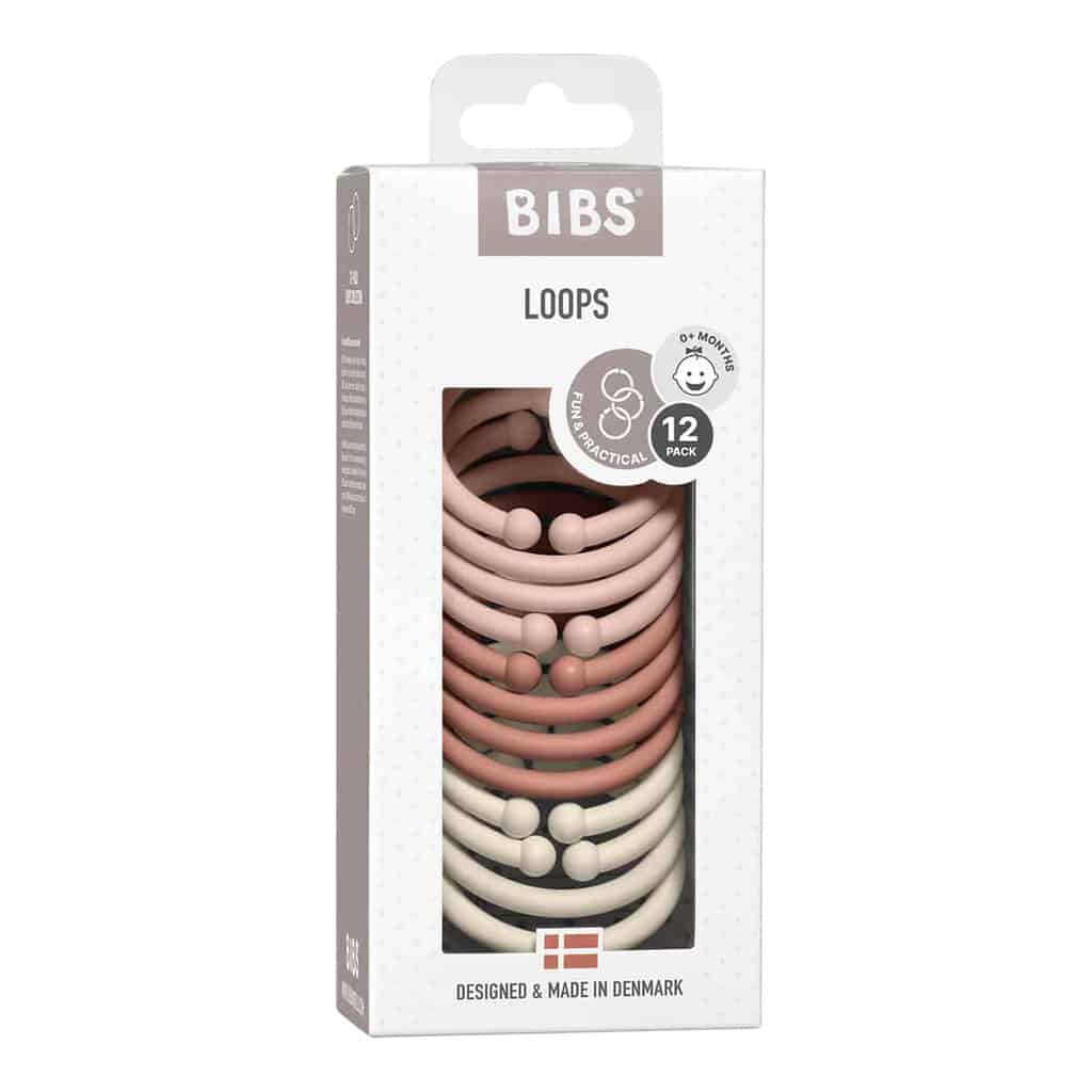 Bibs Loops Blush Woodchuck Ivory
