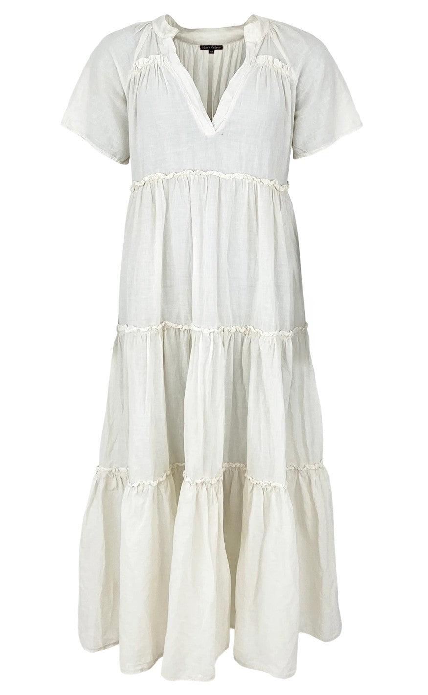 Black Colour Kjole Adelaine Off White