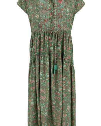 Black Colour Kjole Luna Mae Ss Green Breeze