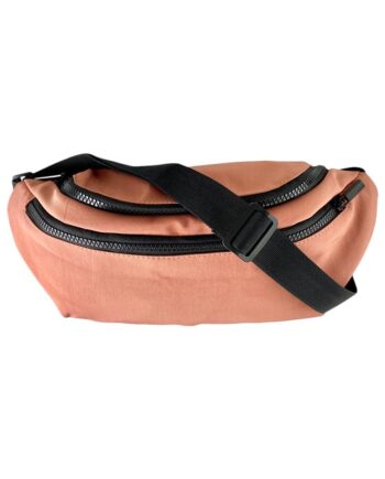 Black Colour Taske Vada Matte Nylon Pepe Rose