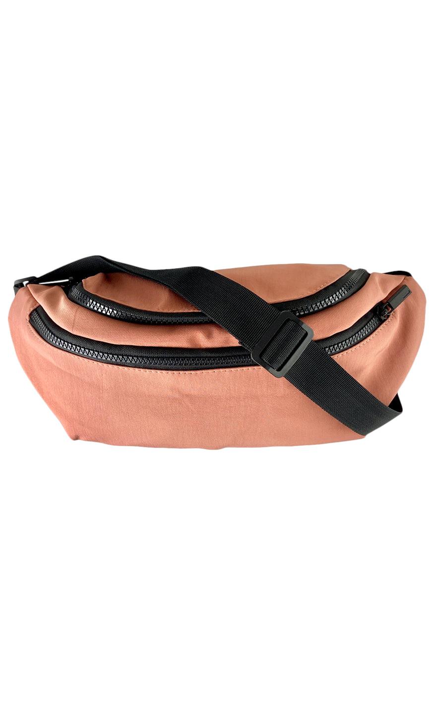 Black Colour Taske Vada Matte Nylon Pepe Rose