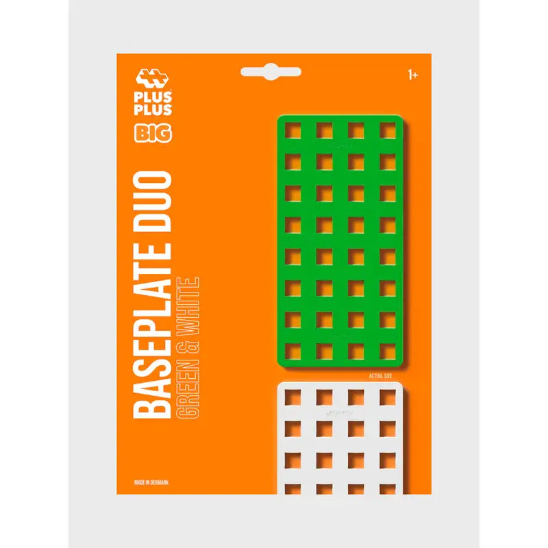Blister Plus-plus Big Baseplate     Pcs White Gree