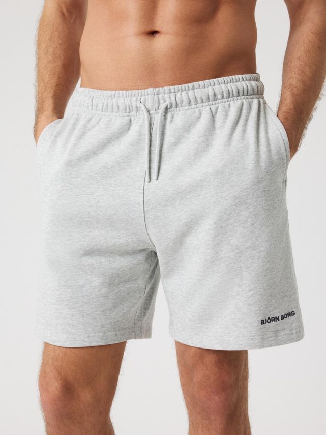 Borg Classic Sweatshorts  Brushed Nickel