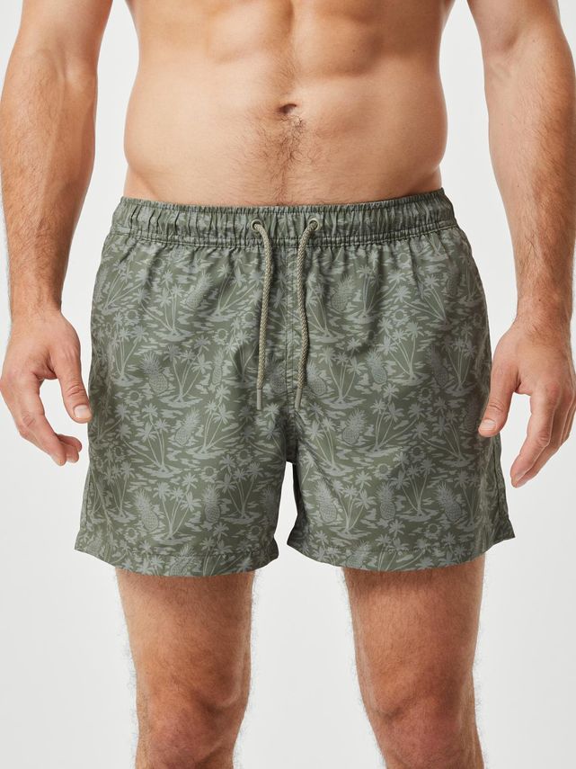 Borg Print Swim Shorts  Bb Tigre Big