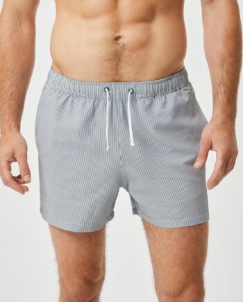 Borg Seersucker Swim Shorts  Bb Swim Stripe