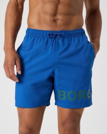 Borg Swim Shorts  Bone White