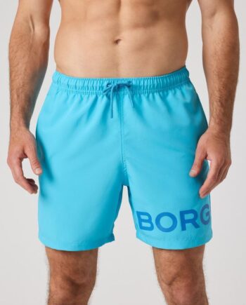 Borg Swim Shorts  Bone White