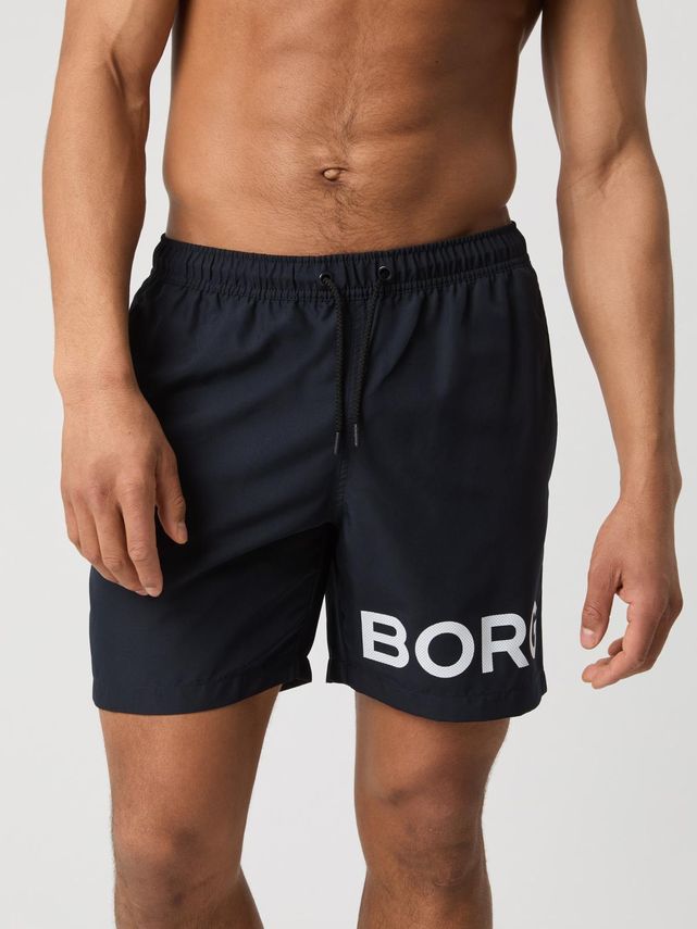 Borg Swim Shorts  Bone White