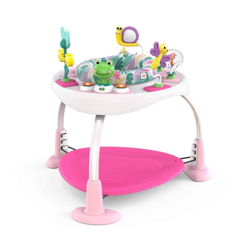 Bounce Bounce Babyâ Legetrampolin Og Bord Pink